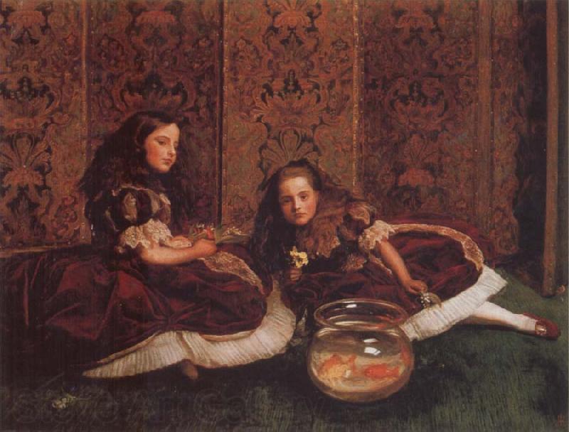 Sir John Everett Millais Leisure Hours Germany oil painting art